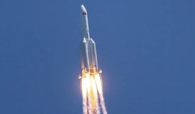 El módulo Wentian fue lanzado en un cohete CZ-5B. Foto: CMS