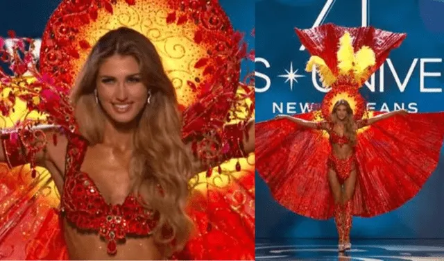 Alessia Rovegno sorprendió con su traje típico en el Miss Universo 2022