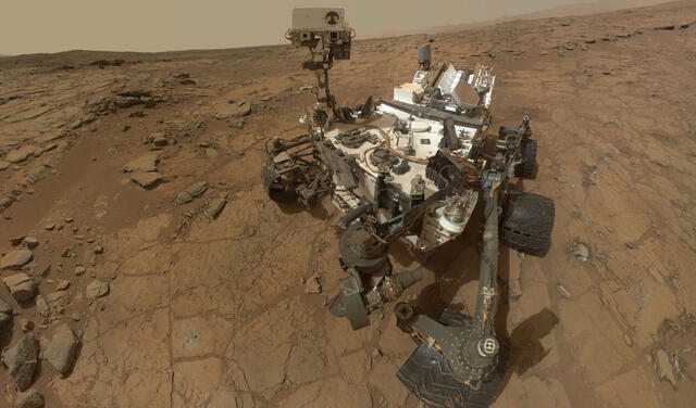 Selfie del róver Curiosity de la NASA. Foto: NASA