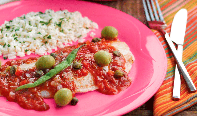 Pescado a la veracruzana. Foto: Tupperware MX