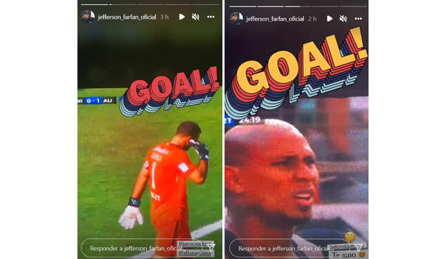 Farfán vio el clásico del fútbol peruano. Foto: captura de Instagram.