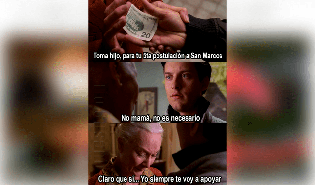 Los divertidos memes no pudieron faltar durante el examen de admisión de la UNMSM. Foto: captura de Facebook