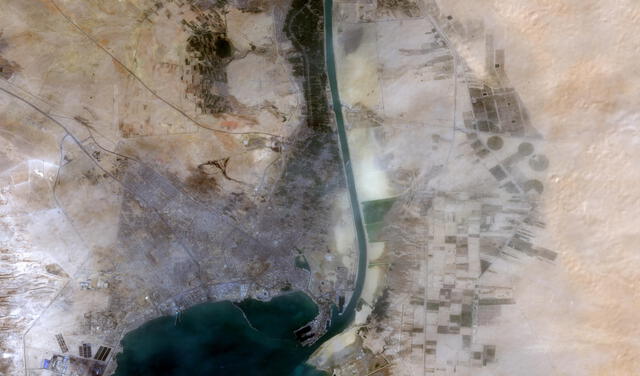 Canal de Suez. Foto: EFE