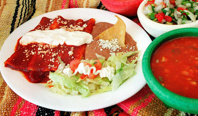 Enchiladas. Foto: EFE