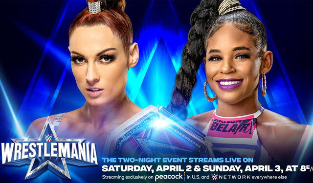 Becky Lynch y Bianca Belair lucharán por el título femenino de Raw. Foto: WWE