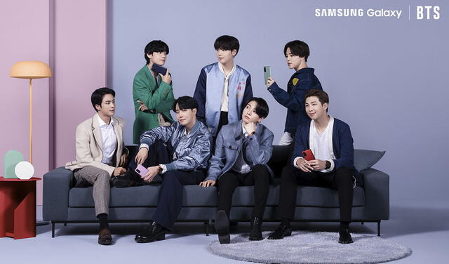 BTS para Samsung Electronics Galaxy. Foto: Big Hit