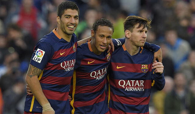 Luis Suárez, Neymar y Lionel Messi conformaron un trío para la historia en el fútbol. Foto: AFP