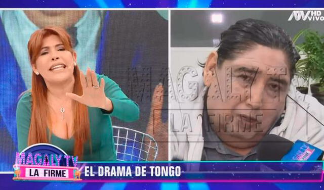 Magaly Medina tiene fuerte enfrentamiento con Tongo. (Foto: captura)