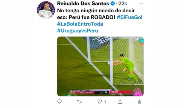 Reinaldo Dos Santos no le atinó al resultado.