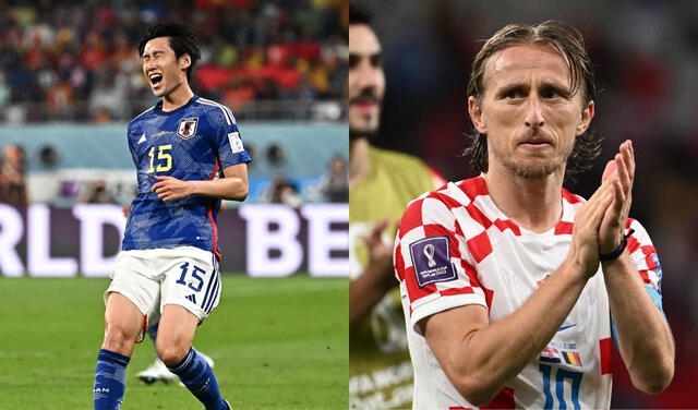 Japón y Croacia disputarán el quinto boleto a los cuartos de final. Foto: Composición LR/AFP Japón y Croacia disputarán el quinto boleto a los cuartos de final. Foto: Composición LR/AFP