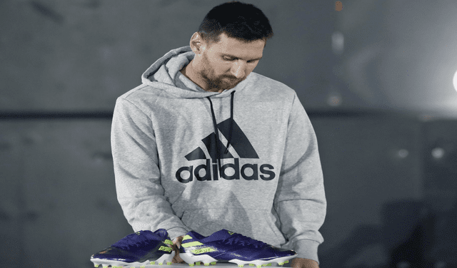 Messi cuenta con un contrato de patrocinio con la marca deportiva Adidas. Foto: EFE