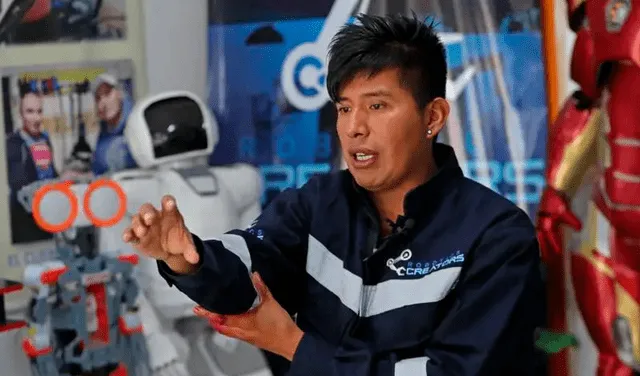 Sus primeras creaciones tecnológicas las hizo a sus 6 años. Foto: EFE