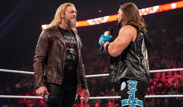 Edge y AJ Styles lucharán en la primera noche de WrestleMania 38. Foto: WWE