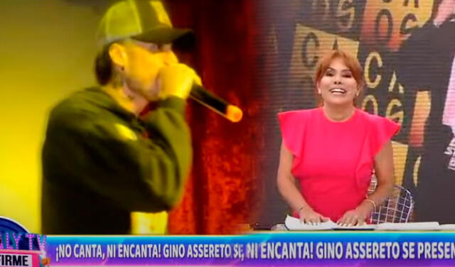 Gino Assereto no tuvo carisma durante presentación en discoteca gay, según Magaly Medina. Foto: captura/ATV