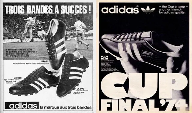Las 'tres bandas' de Adidas se hicieron icónicas en la indumentaria deportiva. Foto: Lenders Magazine
