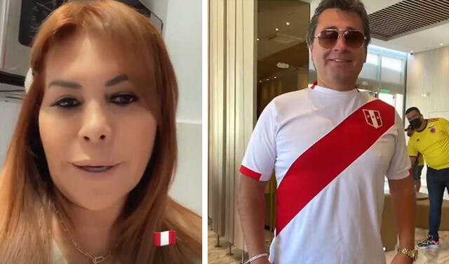 Magaly Medina y Alfredo Zambrano siguen en Colombia. Foto: Magaly Medina/Instagram
