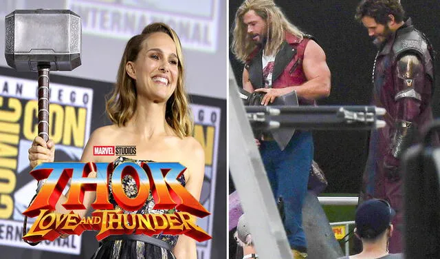Chris Pratt llegó a Australia para Thor 4 Foto: composición/Daily Mail/Comic Con