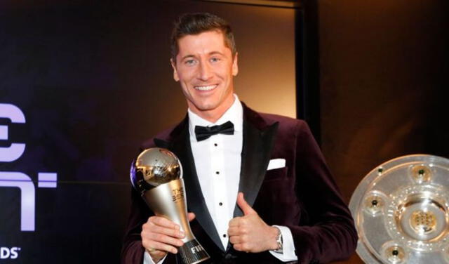 Robert Lewandowski ganó el premio 'The Best' en el 2020. Foto: FIFA.