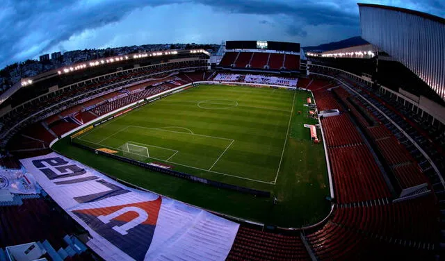 El Estadio Rodrigo Paz Delgado es la casa del LDU Quito. Foto: CopaLibertadores/Facebook