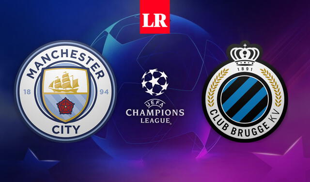 Manchester City vs. Club Brujas EN VIVO por el grupo A de Champions League. Foto: composición GLR