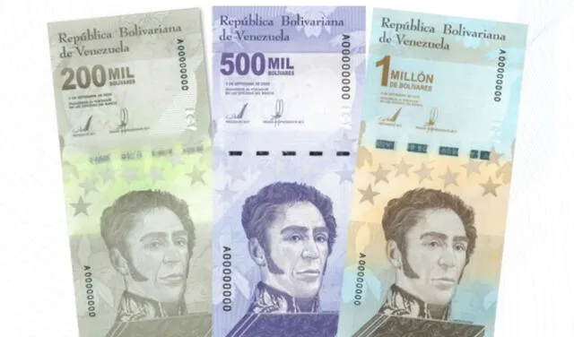 Nuevos billetes del cono monetario de Venezuela. Foto: Banco Central de Venezuela