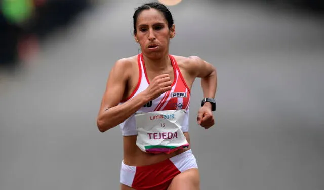 Gladys Tejeda, campeona panamericana, es la principal carta peruana en la maratón femenina. Foto: difusión