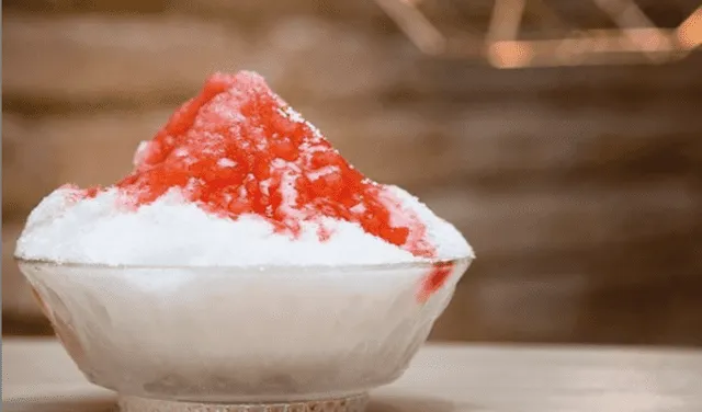 El kakigori es uno de los helados más populares de Japón
