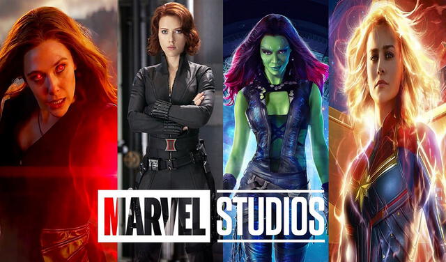 Marvel Studios, Scarlet Witch, Elizabeth Olsen, Black Widow, Scarlet Johansson, Gamora, Zoe Saldaña, Capitana Marvel, Brie Larson
