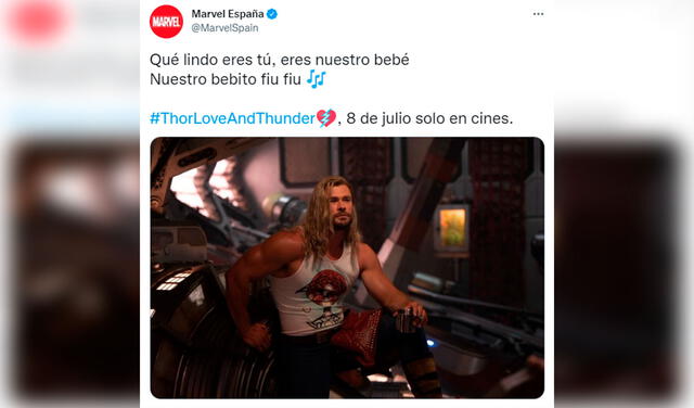 Twitter viral: ¿Thor es ‘Mi bebito fiu fiu’? Marvel alborota a fans peruanos tras unirse a la fiebre viral