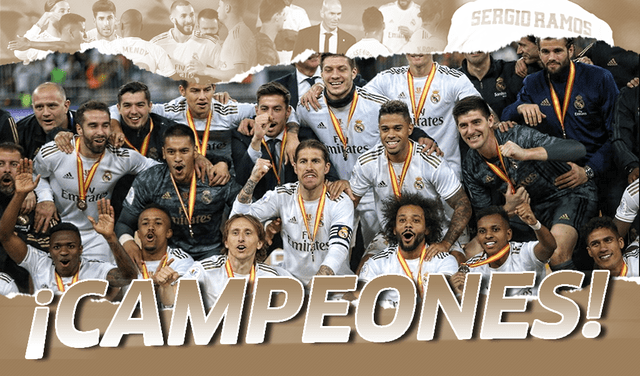 Real Madrid campeón de la Liga Santander 19-20