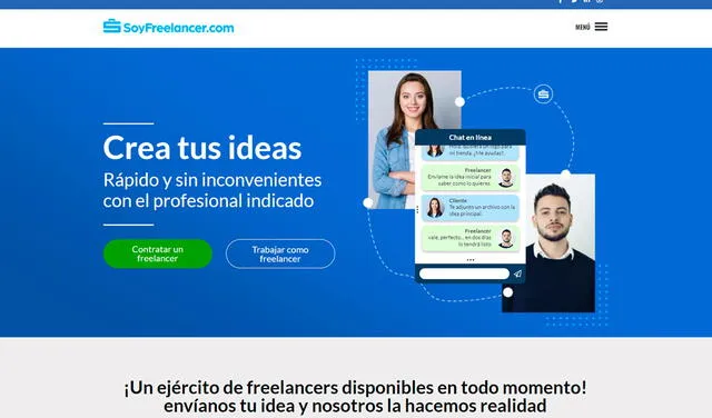 SoyFreelancer te permite negociar con el cliente para obtener el pago deseado. Foto: captura