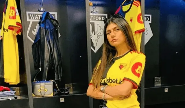 Mia Khalifa apoya al equipo deportivo Watford