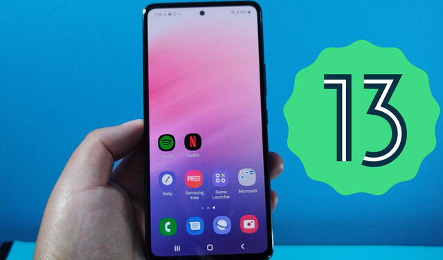 Samsung: teléfono de gama media ya recibe Android 13 antes de lo esperado