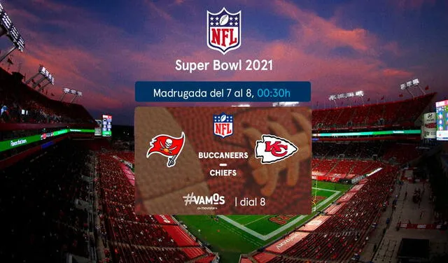 Super Bowl 2021 EN VIVO por #Vamos. Foto: vamos/Twitter