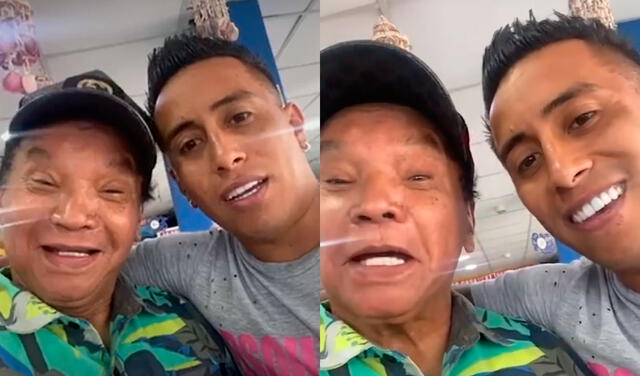 Christian Cueva invita a los peruanos al show de Melcochita y Miguel 'Chato' Barraza en un reconocido restaurante en Surco. Foto: Melcochita/Instagram.