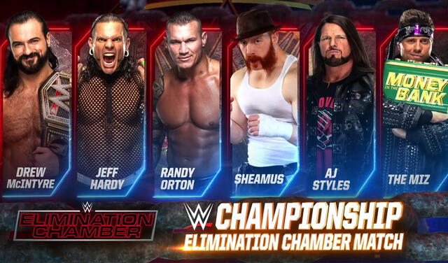 Drew McIntyre defenderá el título mundial en Elimination Chamber 2021