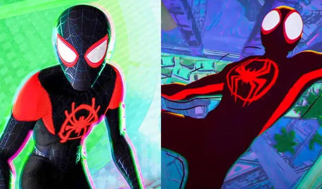 Miles Morales usará un nuevo traje en Spiderman: across the spiderverse. Foto: composición/Sony Pictures