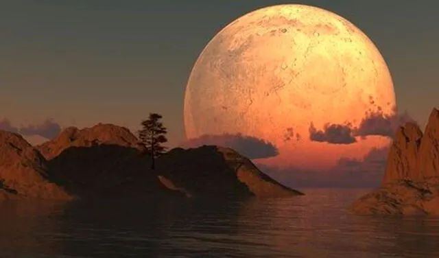 Hace más de 2.400 millones de años, los días en la Tierra eran más cortos y la Luna estaba más cerca. Foto: Dan Collier