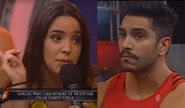 Valeria Flórez 'encaró' a Rafael cardozo en "Reto de campeones".
