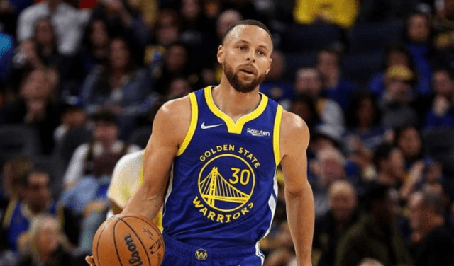 Stephen Curry juega en los Golden State Warriors de la NBA. Foto: AFP