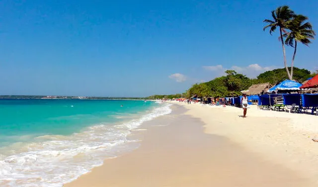 Playa Blanca se sitúa en la turística zona de Barú. Foto: Infobae