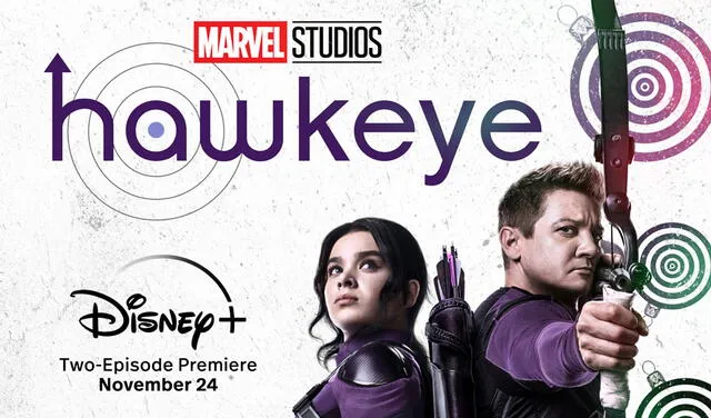 La serie Hawkeye estrenará dos episodios este miércoles 24 de noviembre. Foto: Marvel Studios