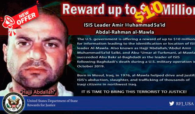 Quién era Al Qurashi, el líder del Estado Islámico que fue abatido por EE. UU. en Siria
