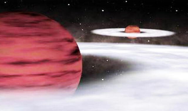 Recreación de dos planetas errantes sin estrella | Foto: ESO / EFE