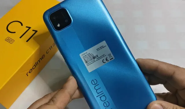 Parte trasera del Realme C11. Foto: Juan José López / La República