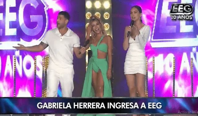 Gabriela Herrera ingresó a EEG. Foto: captura de América TV