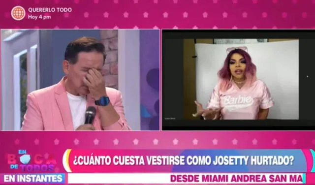 Josetty Hurtado habló sobre las costosas prendas que luce en redes sociales. Foto: captura de América TV