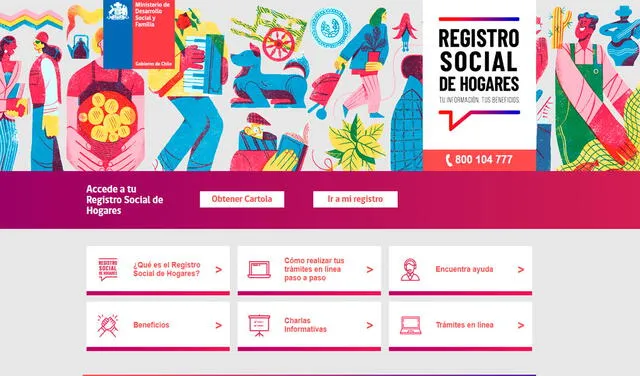 Portal del Registro Social de Hogares