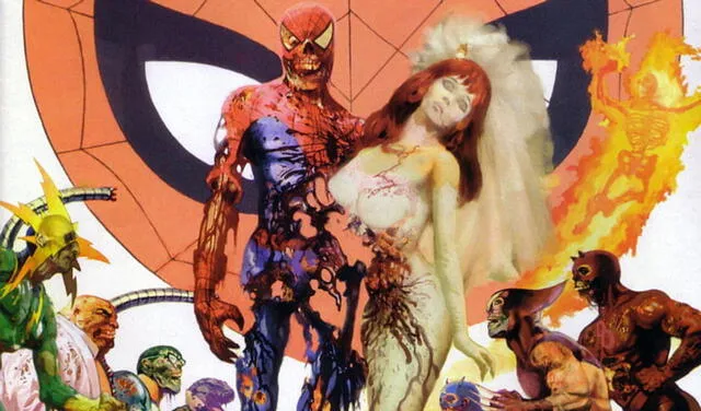 El arco argumental de Spiderman en Marvel Zombies es uno de los más crueles. Foto: Wallpaperbetter