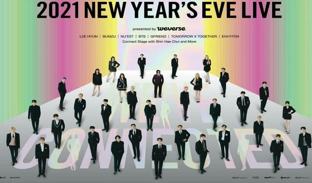 big hit, 2021 New year’s eve live, 2021 NYEL, Kpop
